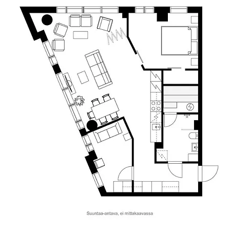 Apartmán Stunning Views 11th Floor 2br With Sauna Tampere
